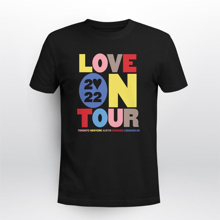 2022 love on tour shirt