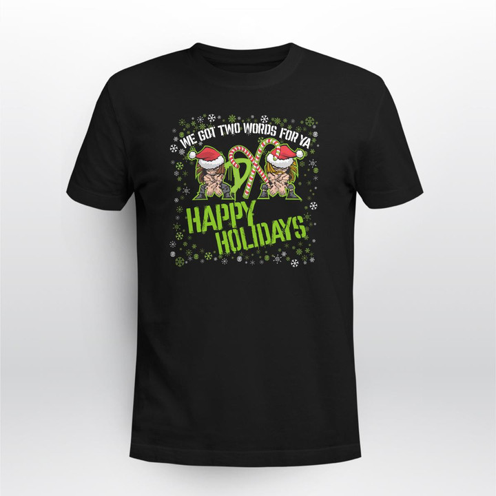 happy holidays shirt