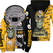 Pittsburgh steelers haters silence the dead terrorist 3d jersey Fleece Hoodie