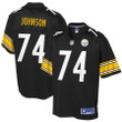 Pittsburgh Steelers Fred Johnson Black Player Jersey