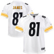 Pittsburgh Steelers Jesse James White Game Jersey