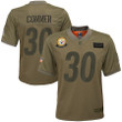 Pittsburgh Steelers James Conner Olive 2019 Salute to Service Game Jersey