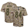 Pittsburgh Steelers Antonio Brown Camo Salute to Service Game Jersey