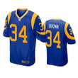 Los Angeles Rams Malcolm Brown Game Royal Mens Jersey