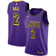 Lonzo Ball Los Angeles Lakers Youth 2019 Jersey City Edition Purple