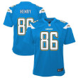 Hunter Henry Los Angeles Chargers Youth Game Jersey Powder Blue 2019