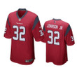 Houston Texans Lonnie Johnson Jr Game Red Mens Jersey