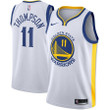 Klay Thompson Golden State Warriors Jersey White Association Edition 2019
