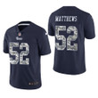 Los Angeles Rams Clay Matthews Salute to Service Practice Navy Mens Jersey