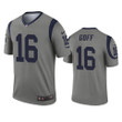 Los Angeles Rams Jared Goff 2019 Inverted Legend Gray Jersey
