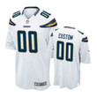 Los Angeles Chargers Custom Game White Mens Jersey