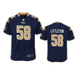Los Angeles Rams Cory Littleton Game Navy Youth Jersey
