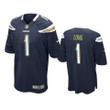 Los Angeles Chargers Ty Long Game Navy Mens Jersey