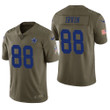 Dallas Cowboys Michael Irvin Salute to Service Retired Player Limited Olive Mens Jersey