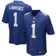 Dexter Lawrence New York Giants 2019 NFL Draft First Round Pick Game Jersey Royal 2019