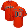 Houston Astros Majestic 2019 World Series Bound Official Cool Base Custom Jersey Orange