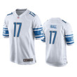 Detroit Lions Marvin Hall Game White Mens Jersey