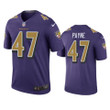 Baltimore Ravens Donald Payne Color Rush Legend Purple Jersey