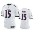Baltimore Ravens Marquise Brown Limited White 100th Season Mens Jersey