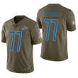 Detroit Lions Frank Ragnow Salute to Service Limited Olive Mens Jersey