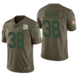Green Bay Packers Tramon Williams Salute to Service Limited Olive Mens Jersey