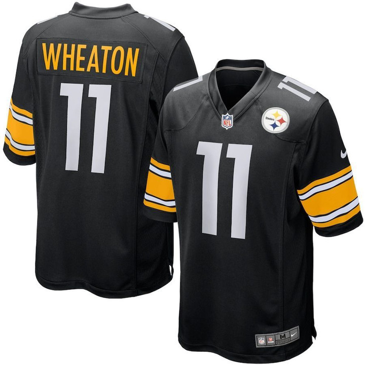 Pittsburgh Steelers Markus Wheaton Black Team Color Game Jersey