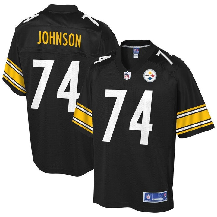 Pittsburgh Steelers Fred Johnson Black Player Jersey