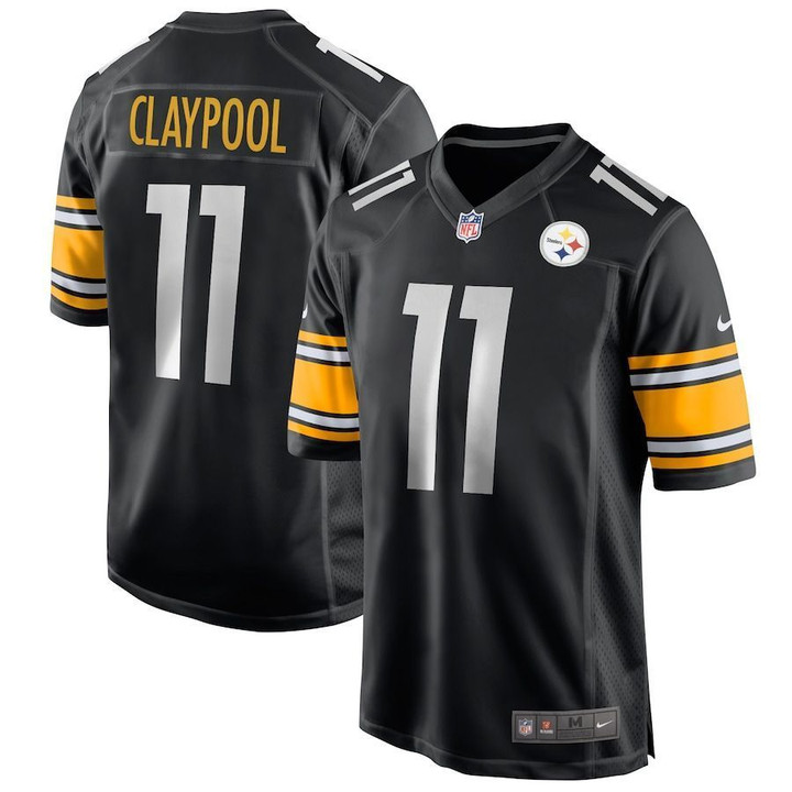 Pittsburgh Steelers Chase Claypool Black Player Game Jersey