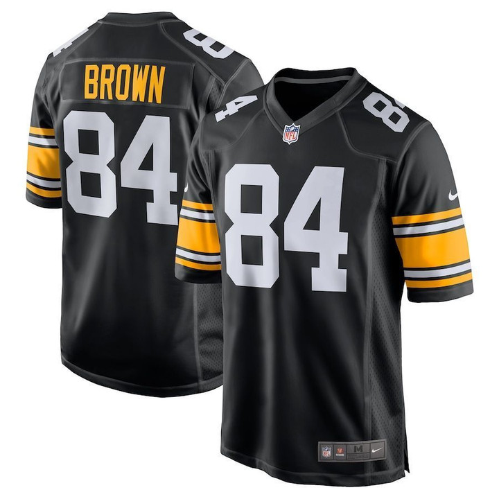 Pittsburgh Steelers Antonio Brown Black Alternate Game Jersey