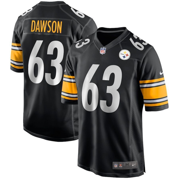 Pittsburgh Steelers Dermontti Dawson Black Game Retired Player Jersey