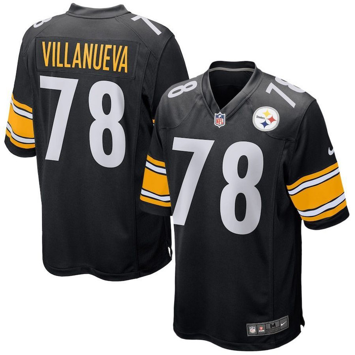 Pittsburgh Steelers Alejandro Villanueva Black Game Player Jersey