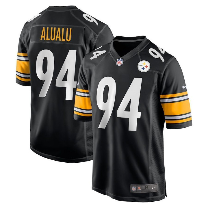 Pittsburgh Steelers Tyson Alualu Black Game Jersey