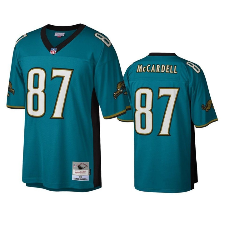 Jacksonville Jaguars Keenan McCardell Legacy Vintage Teal Mens Jersey