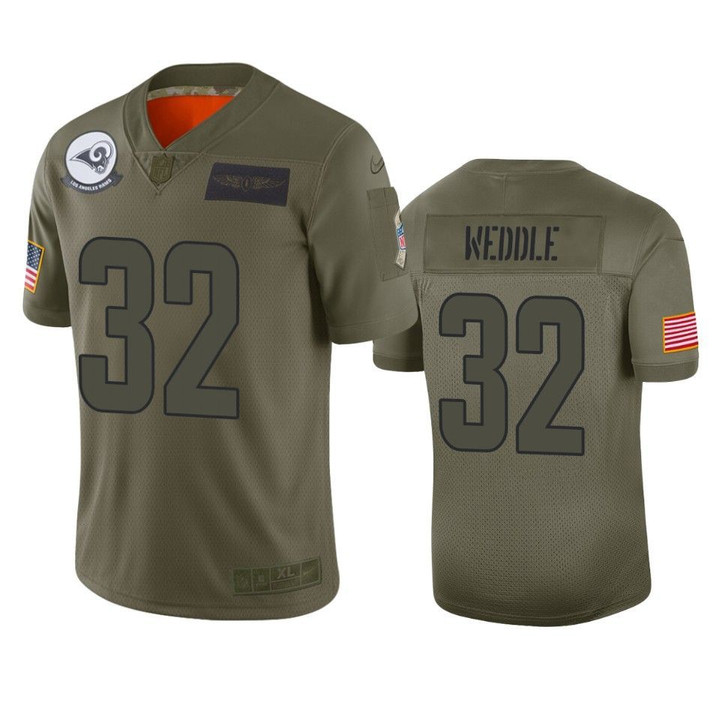Los Angeles Rams Eric Weddle Limited Jersey Camo 2019 Salute to Service