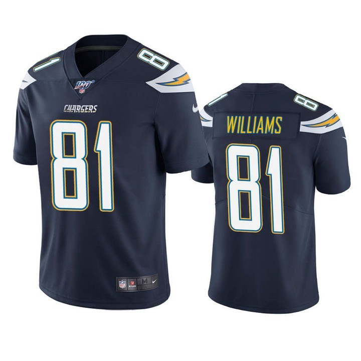 Los Angeles Chargers Mike Williams Limited Jersey Navy 100th Season