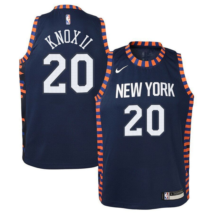 Kevin Knox II New York Knicks Youth Jersey Navy City Edition
