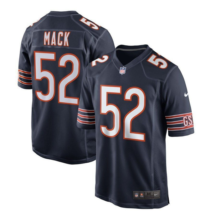 Khalil Mack Chicago Bears Youth Game Jersey Navy 2019