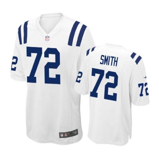 Colts Braden Smith Game White Mens Jersey