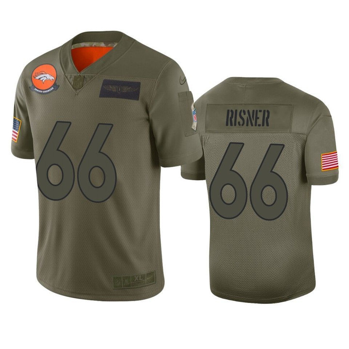 Denver Broncos Dalton Risner Limited Jersey Camo 2019 Salute to Service