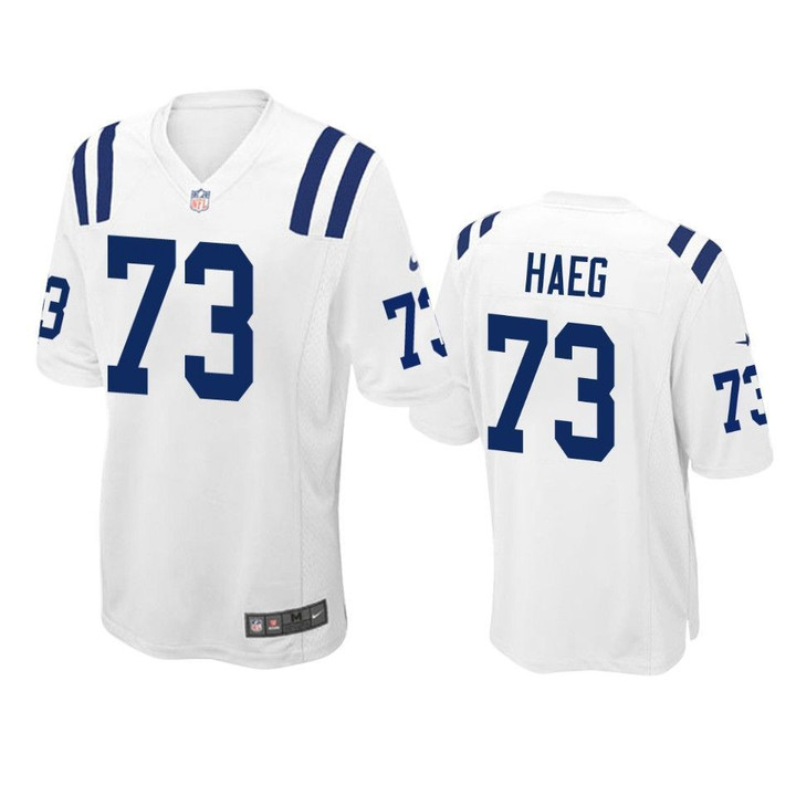 Colts Joe Haeg Game White Mens Jersey