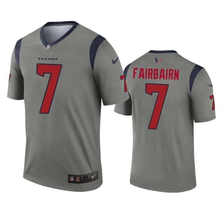 Houston Texans Kaimi Fairbairn 2019 Inverted Legend Gray Jersey