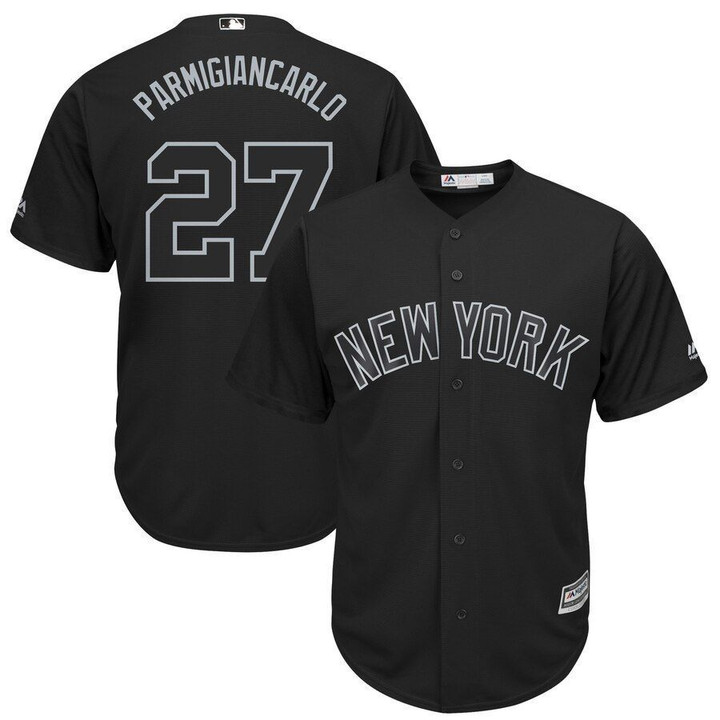 Giancarlo Stanton Parmigiancarlo New York Yankees Majestic 2019 Players Weekend Player Jersey Black 2019