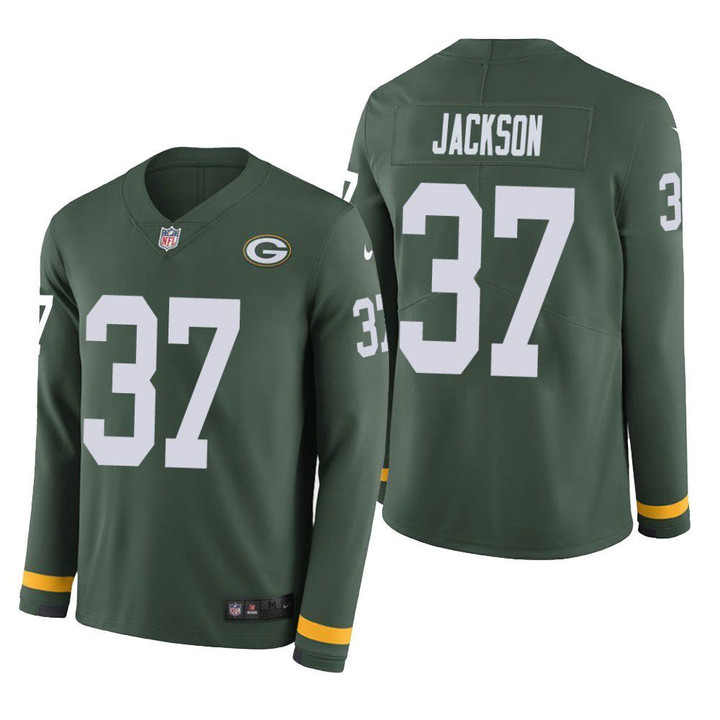 Green Bay Packers Josh Jackson Therma Long Sleeve Mens Jersey Green