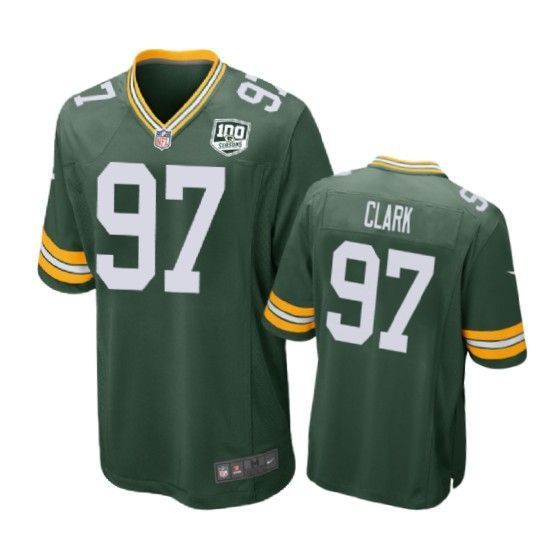 Green Bay Packers Kenny Clark Game Green Mens Jersey