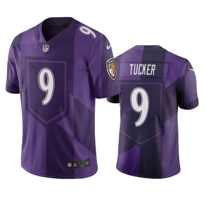 Baltimore Ravens Justin Tucker Purple City Edition Jersey