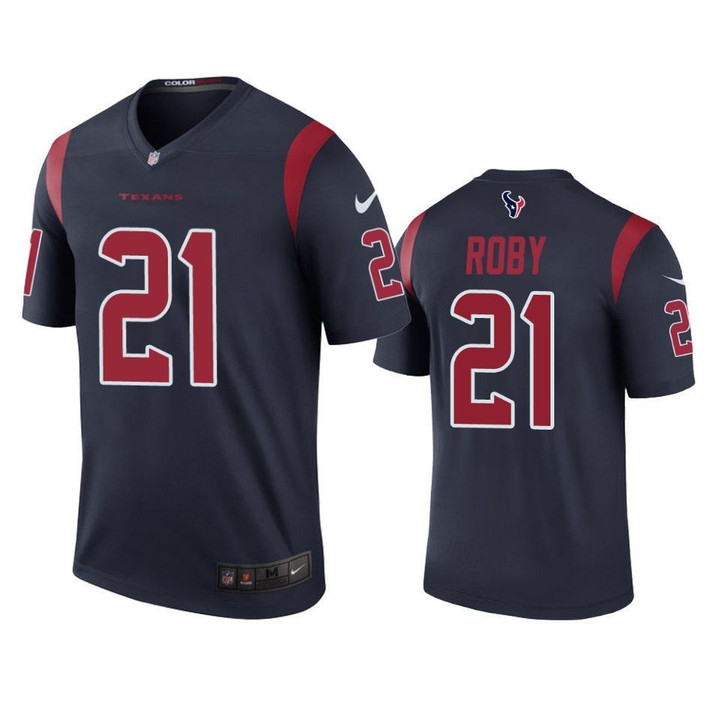 Houston Texans Bradley Roby Color Rush Legend Navy Jersey