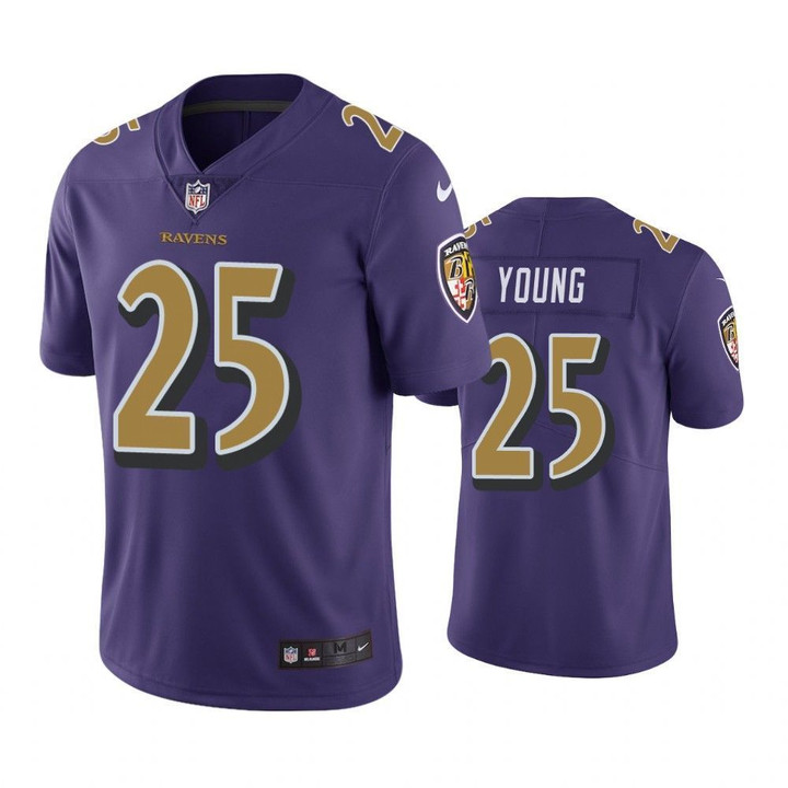 Baltimore Ravens Color Rush Limited Tavon Young Mens Jersey