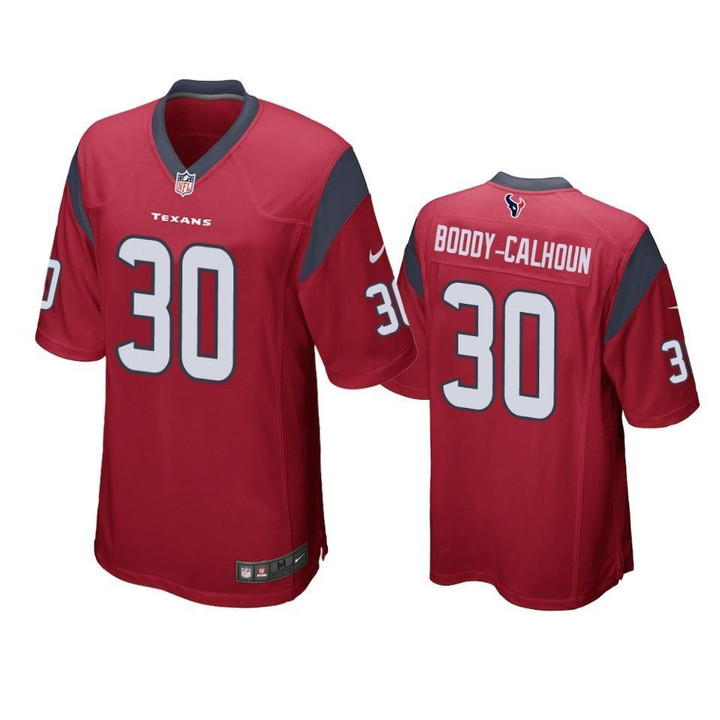 Houston Texans Briean Boddy-Calhoun Game Red Mens Jersey