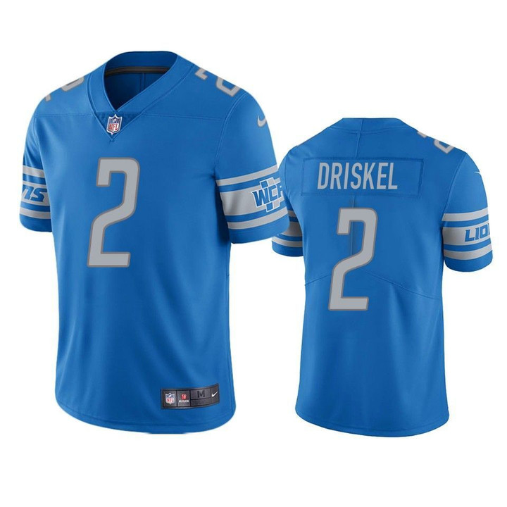 Detroit Lions Jeff Driskel Vapor Untouchable Limited Light Blue Mens Jersey