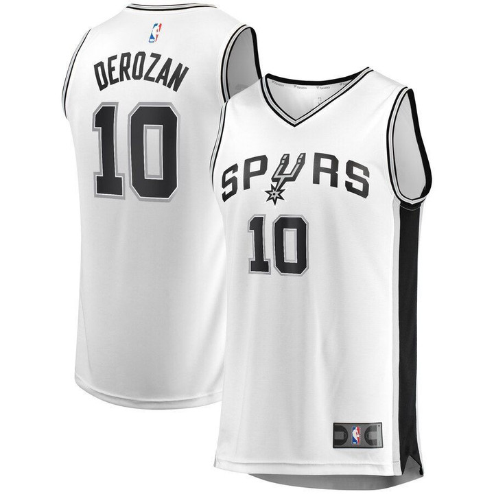 DeMar DeRozan San Antonio Spurs Fast Break Player Jersey White Association Edition